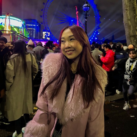 Princess Polly Pink Penny Lane Fur Coat Jacket - Picture 8 of 9